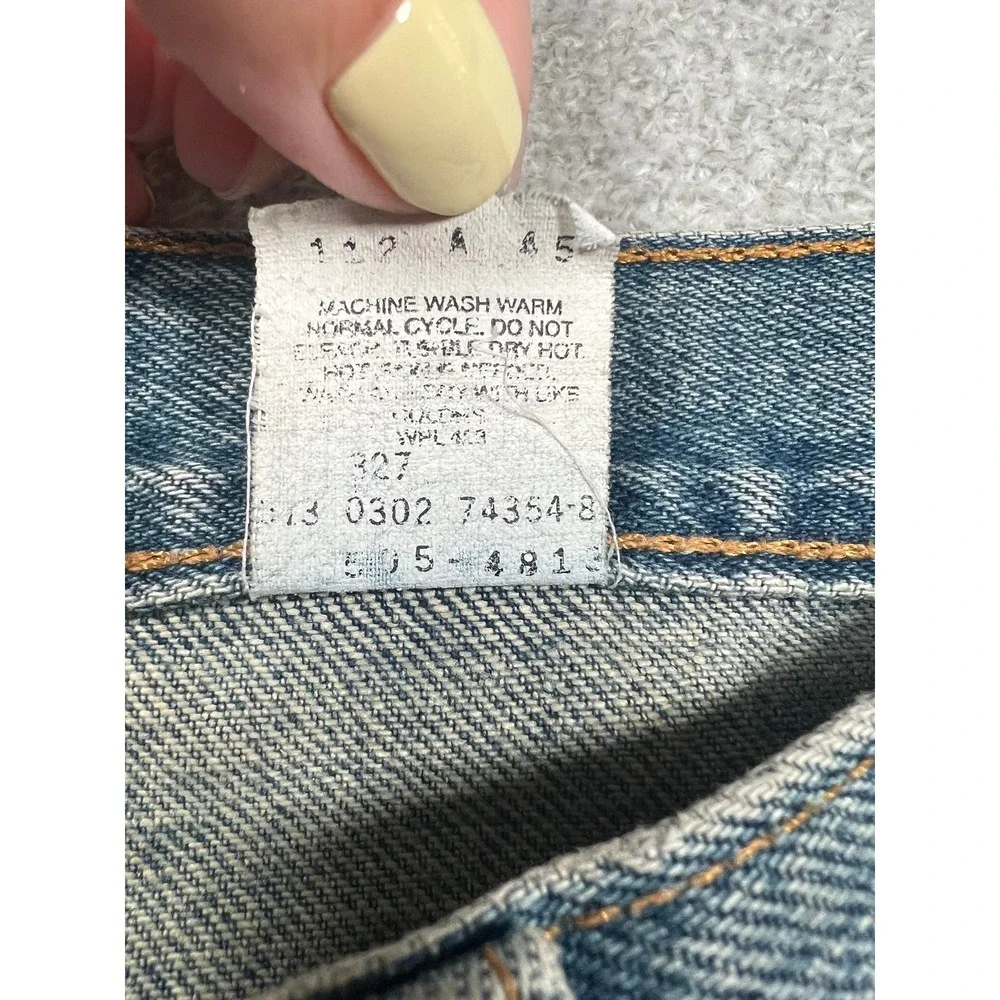 Vintage Levis 505 Mens 34x30 Made in USA Light Wash Regular Straight Leg Jeans